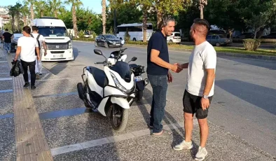 Manavgat’ta Motosiklet Karışıklığı