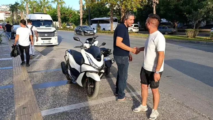 Manavgat’ta Motosiklet Karışıklığı